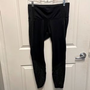 All in Motion size Large black yoga pant with glitter